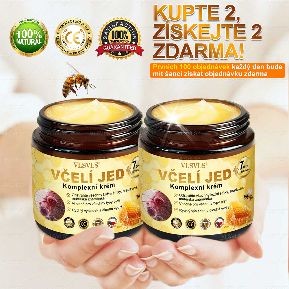 👩‍⚕️✨VLSVLS® Krém s včelím jedem Kompletní péče POSLEDNÍ DEN 80% SLEVA (Odlévání pleti, jemné vrásky, ztráta pevnosti, plochý dekolt, klesající boky a další)