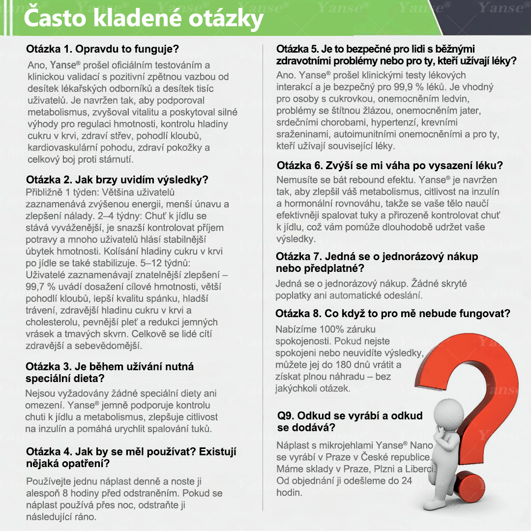 🇨🇿 Oficiální obchod | 💎💎 Yanse® Moringa · Berberin x NAD+ 10 v 1 náplast (aplikace jednou denně, viditelné výsledky po 7 dnech) ✅ Používá se k léčbě obezity, ochablé pleti, diabetu, spánkové apnoe a poruch chuti.