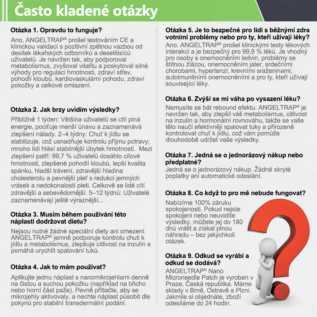 🇨🇿 Oficiální prodejna  |  💖𝑨𝑵𝑮𝑬𝑳𝑻𝑹𝑨𝑷® Moringa × berberin × AMPK 10 v 1 — nanomikrojehličkové náplasti na podporu hubnutí 🇨🇿 Stačí 1× denně ✅ Výsledky již za 7 dní — podpora při nadváze, pro zdraví srdce a cév a péči o klouby