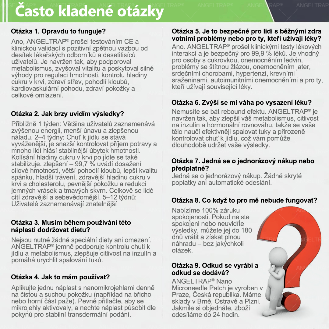 ⚡ Speciální nabídka – sleva 50 % jen dnes! 🏥 𝑨𝑵𝑮𝑬𝑳𝑻𝑹𝑨𝑷® 10-in-1 nano mikrojihlová náplast 🍃 Podpora metabolismu · energie · rovnováhy ⏰ Nezmeškejte – přidejte do košíku nyní!