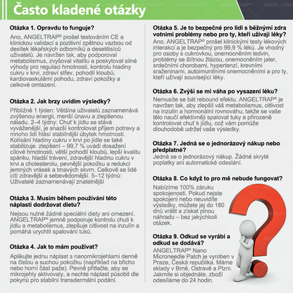 ⚡ Speciální nabídka – sleva 50 % jen dnes! 🏥 𝑨𝑵𝑮𝑬𝑳𝑻𝑹𝑨𝑷® 10-in-1 nano mikrojihlová náplast 🍃 Podpora metabolismu · energie · rovnováhy ⏰ Nezmeškejte – přidejte do košíku nyní!