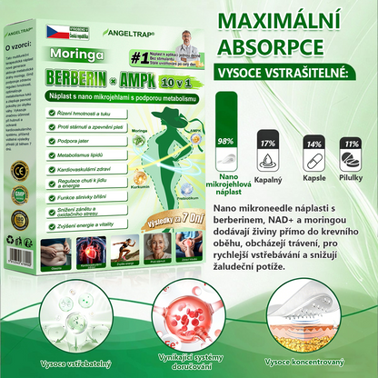 🇨🇿 Oficiální prodejna  |  💖𝑨𝑵𝑮𝑬𝑳𝑻𝑹𝑨𝑷® Moringa × berberin × AMPK 10 v 1 — nanomikrojehličkové náplasti na podporu hubnutí 🇨🇿 Stačí 1× denně ✅ Výsledky již za 7 dní — podpora při nadváze, pro zdraví srdce a cév a péči o klouby