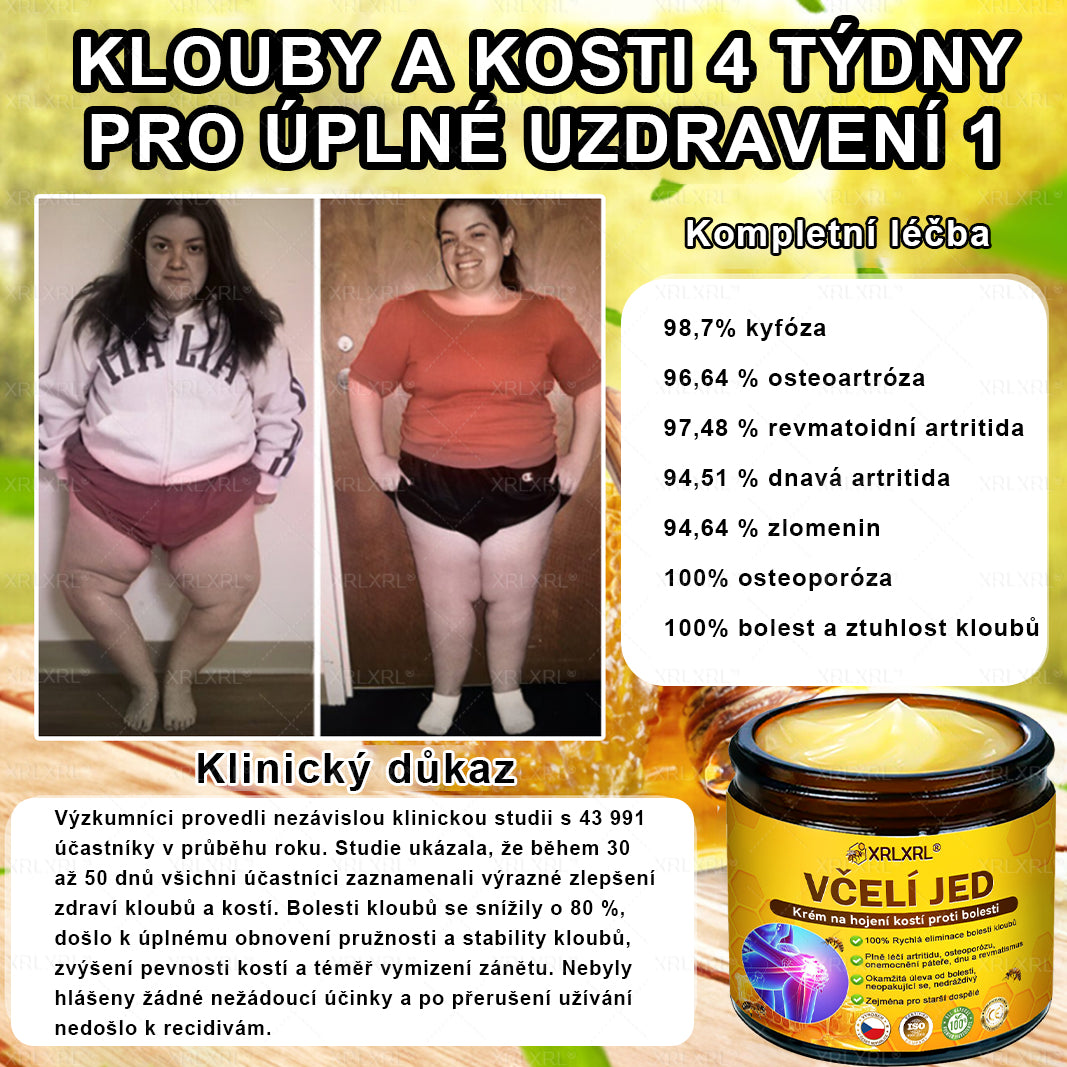 XRLXRL® Krém na úlevu od bolesti a hojení kostí s včelím jedem