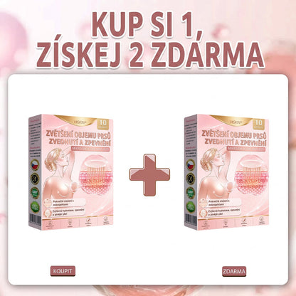 💞𝐻𝐼𝑆𝐾𝐼𝑁® Mikroneedlová náplast pro podporu objemu, lifting a pevnost prsou-pro plnější, pevnější a krásněji tvarovaný dekolt | Jednoduchý každodenní rituál péče o poprsí ✨